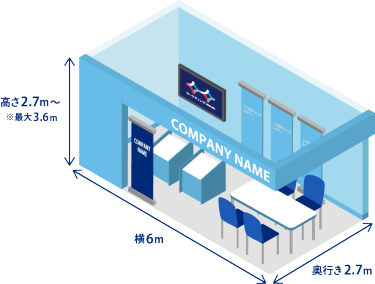 出展ブースイメージ図
